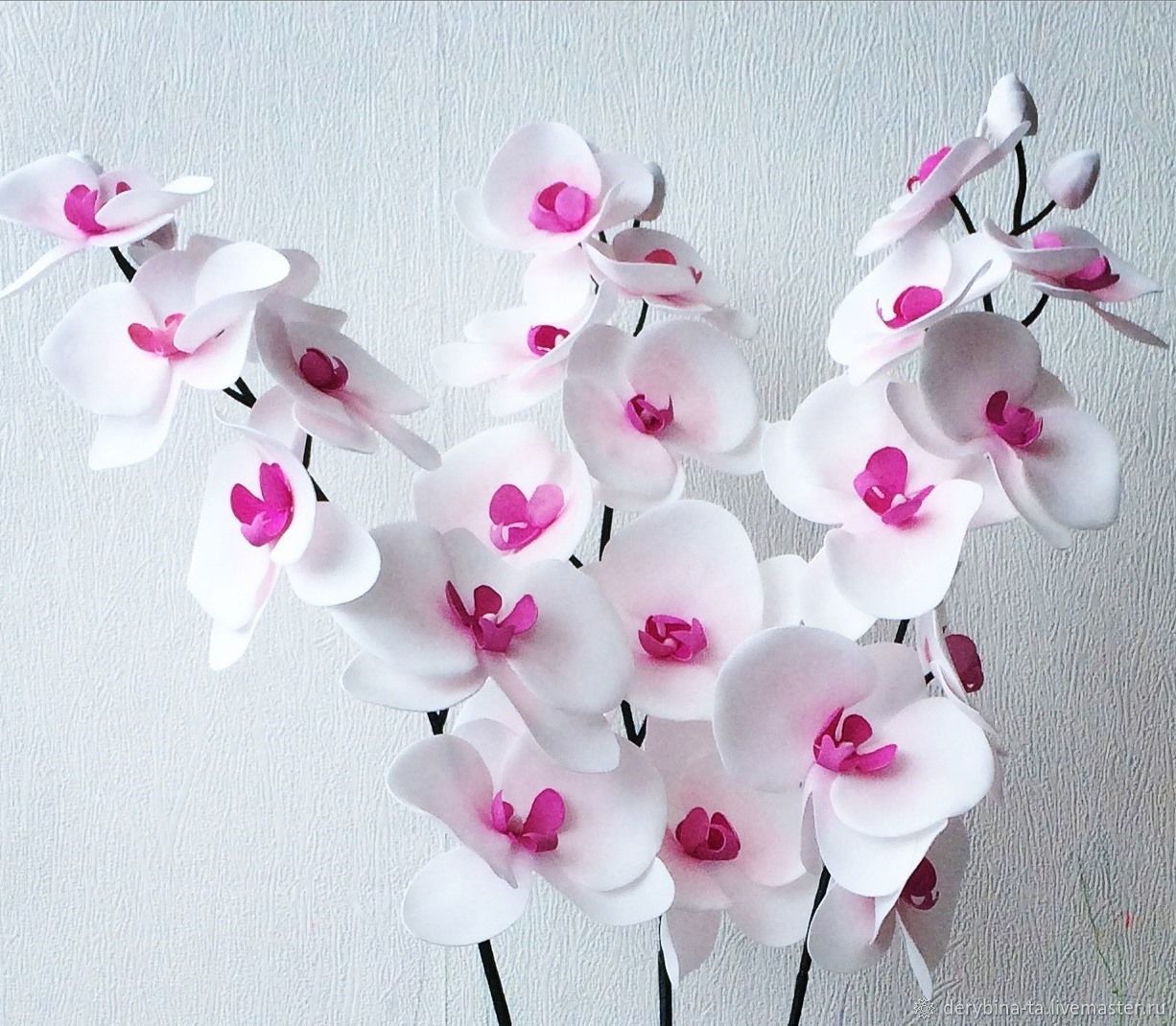 Орхидея из фоамирана своими руками с пошаговым фото для начинающих