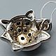 Silver pendant with black onyx and cubic zirconia. Pendants. yakitoriya. My Livemaster. Фото №5