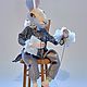 Mr. Robert White-Rabbit  - interpretation from "Alice's adventures in, Stuffed Toys, St. Petersburg,  Фото №1