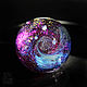 Glass ball Blackberry. Space Sphere Meditation Universe Cosmos Galaxy. Stones. Olga Bukina Cosmic glass. Online shopping on My Livemaster.  Фото №2