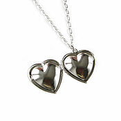 Украшения handmade. Livemaster - original item Heart opening pendant, heart pendant,medallion opening. Handmade.
