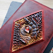Канцелярские товары handmade. Livemaster - original item A5 leather notebook 