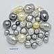 20 gr Czech beads Mix 131 Grey 0080 Preciosa beads