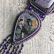 Украшения handmade. Livemaster - original item Necklace-tie Amethyst placer Necklace with semiprecious stones. Handmade.