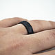 Black Titanium Faceted Ring. Rings. asgdesign. My Livemaster. Фото №6