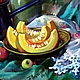 Заказать  Натюрморт с тыквой и подсолнухами. Татьяна Листопад. Картины и керамика (tatyana-listopad). Ярмарка Мастеров. . Картины Фото №3
