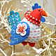 Order Easter decoration Rooster made of felt. chehovchanki. Livemaster. . Christmas decorations Фото №3