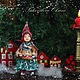 Christmas tree toy in Victorian style. Interior doll. Мишки Тедди и куклы Садовниковой Оксаны. My Livemaster. Фото №5