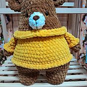 Медведица с медвежатами игрушка мягкая набор