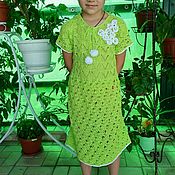 Платье ажурное из хлопка Солнышко на 3 года