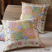 Для дома и интерьера handmade. Livemaster - original item Decorative Pillowcases with embroidery on pillows for children Pink 2 pcs. Handmade.