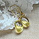 Earrings with citrines. Earrings. Olga Lado. Online shopping on My Livemaster.  Фото №2