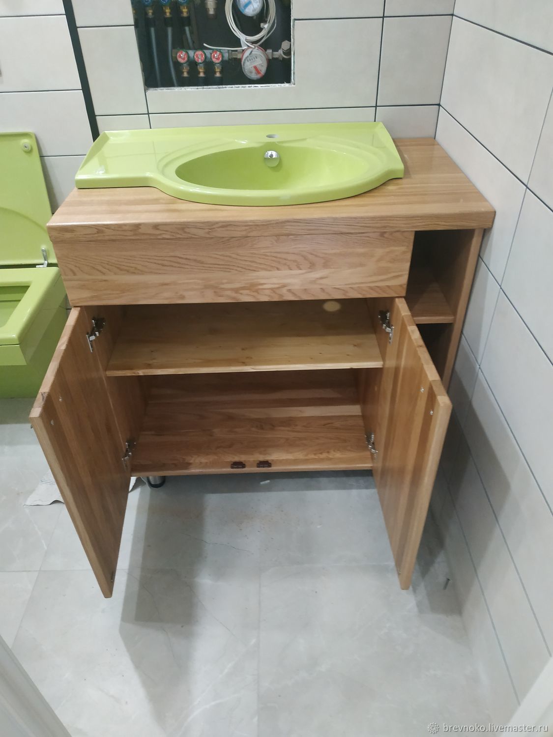 Мебель для ванной тумба подвесная с раковиной для ванной