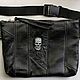 Leather waist bag 'Scull', Waist Bag, Moscow,  Фото №1