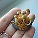 Miniature mushrooms (handmade from polymer clay). Decoration for flower pots. magic stick. My Livemaster. Фото №4