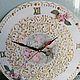 Classic Rose Garden Clock. Watch. Dekupaj from Elen Kor. My Livemaster. Фото №5