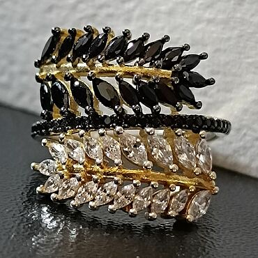 Украшения ручной работы. Ярмарка Мастеров - ручная работа Крупное Кольцо. Серебро 925 пробы. Italia. Размер 17.. Handmade.