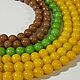 Jade beads 3 colors 6 mm 10 pieces, Beads1, Saratov,  Фото №1