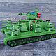Machinery and robots: KV 45 tank is a toy made of wood, Machines and robots, Kukmor,  Фото №1