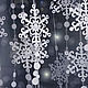 Garland: Snowflakes, Fairy lights, Moscow,  Фото №1