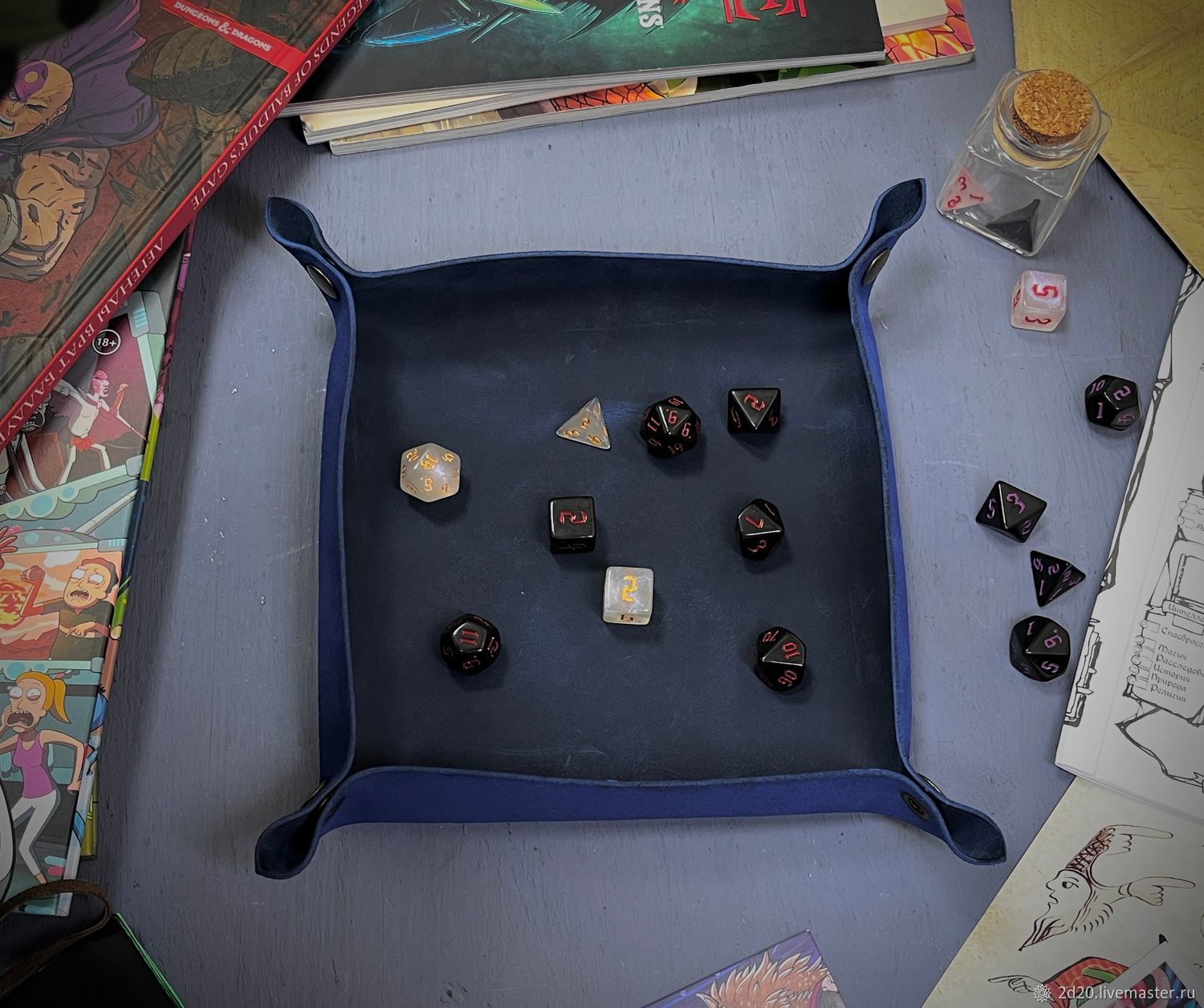 Dice Tray XL Тёмно Синий (Арена для бросания кубиков/костей/дайсов) в  интернет-магазине Ярмарка Мастеров по цене 1530 ₽ – TW9Q4RU | Настольные  игры, Смоленск - доставка по России