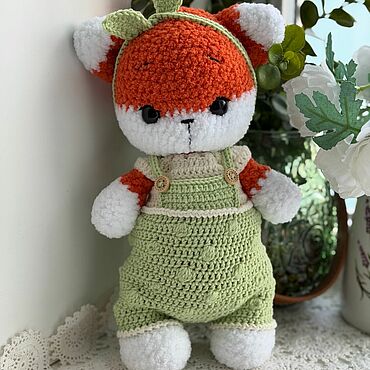 Куклы и игрушки ручной работы. Ярмарка Мастеров - ручная работа Лисичка. Handmade.