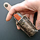 Folding knife in a leather case. Gifts for February 23. Dmitriy Zhuravlev. Online shopping on My Livemaster.  Фото №2