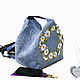 Bag Backpack Backpack Transformer Backpack with Embroidery Backpack Female. Backpacks. Denimhandmade.Olga. Online shopping on My Livemaster.  Фото №2
