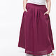 100% linen boho skirt, Skirts, Tomsk,  Фото №1