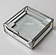 Box. Jewelry box for rings. Wedding box silver color, Caskets for rings, St. Petersburg,  Фото №1