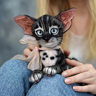 Куклы и игрушки ручной работы. Ярмарка Мастеров - ручная работа Кошка Мисти. Handmade.