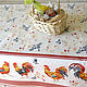 TABLECLOTHS: Tablecloth Roosters. Easter souvenirs. Kitchen. Online shopping on My Livemaster.  Фото №2