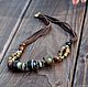 Decoration on the neck. Stylish necklace made of natural stones. Boho. Necklace. Treasures Of Aphrodite. My Livemaster. Фото №5