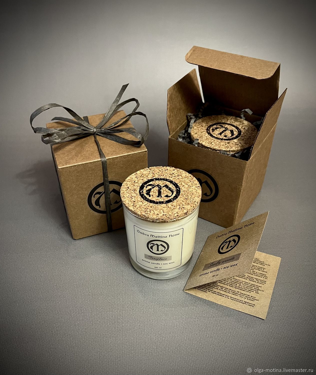 Свеча ароматическая - Fireplace / Камин в интернет-магазине Ярмарка ...