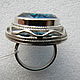 Крупное кольцо с топазом Лондон в серебре. Кольца. ЭlenKa (Busja) 1+1=-15%. Ярмарка Мастеров.  Фото №4