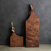 Интерьерная ваза из древесины офрама