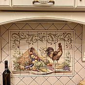 Painting ceramic Painting tile Murals, the tile And. Mucha Ivy