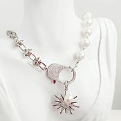 Украшения handmade. Livemaster - original item Exquisite Necklace-chain baroque pearl 