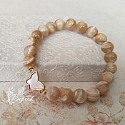 Украшения handmade. Livemaster - original item Butterfly bracelet made of mother-of-pearl. Handmade.