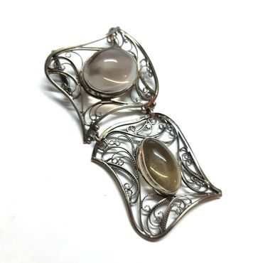 ручной работы. Ярмарка Мастеров - ручная работа Кулон Цитрин Винтаж. Handmade.