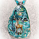 Order  Pendant with lacquer miniature Silver Hoof 2. Olesy Losygina. Livemaster. . Pendant Фото №3