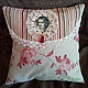 Decorative pillow "Vintage" 6, Pillow, Astrakhan,  Фото №1