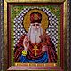 Икона Святой Макарий ,вышивка бисером, Иконы, Казань,  Фото №1