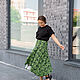 Order Knitted midi skirt with 4 wedges on the yoke. NATALINI. Livemaster. . Skirts Фото №3