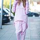Спортивная толстовка из плотного хлопка - TP0709W3. Свитшоты. EUG FASHION. Ярмарка Мастеров.  Фото №5