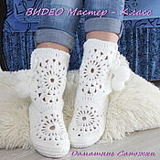 Linen shoes with embroidery for women