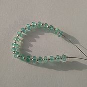 Материалы для творчества handmade. Livemaster - original item Beads of Apatite. Handmade.