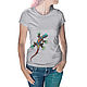 Funny Gecko t shirt. T-shirts. Decades (Natalya). Интернет-магазин Ярмарка Мастеров.  Фото №2