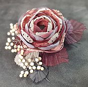 Украшения handmade. Livemaster - original item Valley Winter Berries. Brooch - handmade flower. Handmade.
