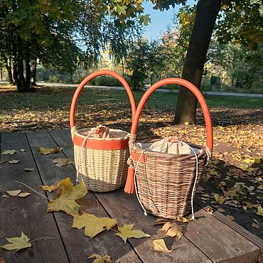 Плетеная сумка-корзинка. . Сумки ручной работы - Ярмарка Мастеров Сумки ручной работы. Ярмарка Мастеров - ручная работа Плетеная сумка-корзинка. Handmade.